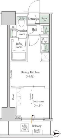 ワンルーフレジデンス新御徒町の物件間取画像
